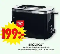 ICA Maxi BRÖDROST erbjuda