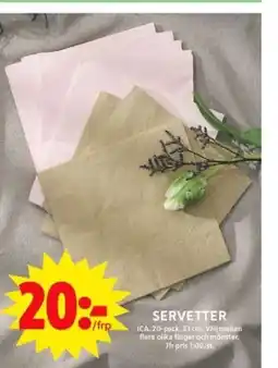 ICA Maxi SERVETTER erbjuda