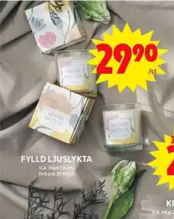 ICA Maxi FYLLD LJUSLYKTA erbjuda