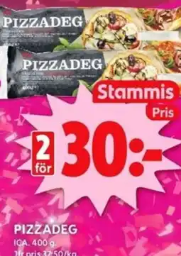 ICA Kvantum PIZZADEG erbjuda