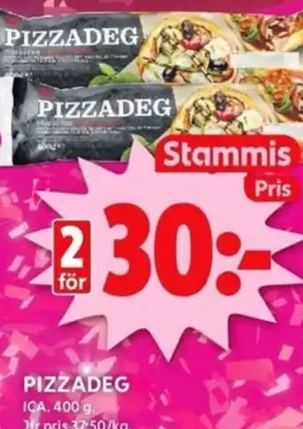 ICA Kvantum PIZZADEG erbjuda