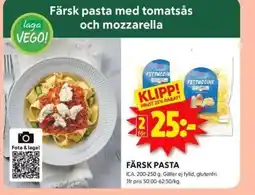 ICA Kvantum FÄRSK PASTA erbjuda