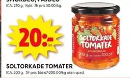 ICA Kvantum SOLTORKADE TOMATER erbjuda