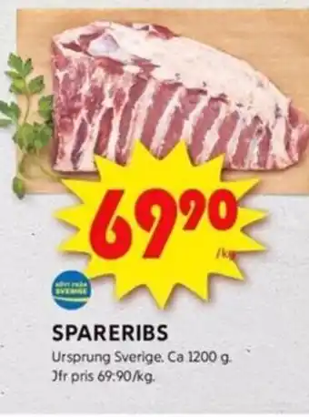 ICA Kvantum SPARERIBS erbjuda