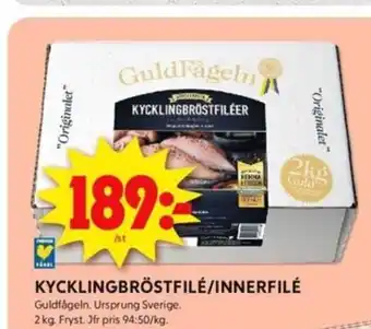 ICA Kvantum KYCKLINGBRÖSTFILE/INNERFILÉ erbjuda