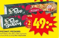 ICA Kvantum PIZZAKIT, PIZZADEG erbjuda
