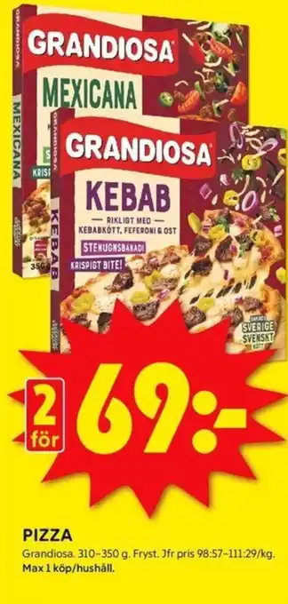 ICA Kvantum PIZZA erbjuda