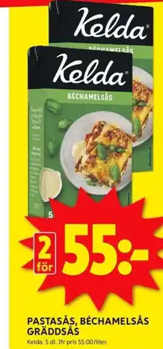 ICA Kvantum PASTASÅS, BÉCHAMELSÅS GRÄDDSÅS erbjuda