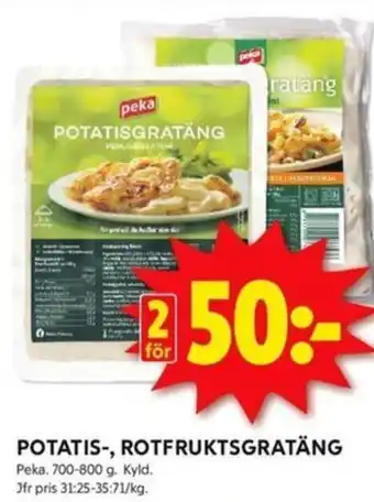 ICA Kvantum POTATIS-, ROTFRUKTSGRATÄNG erbjuda