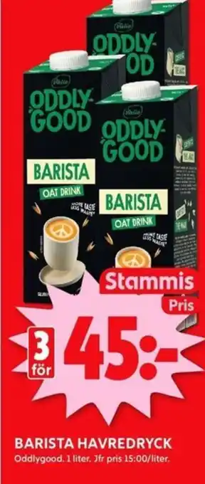 ICA Kvantum BARISTA HAVREDRYCK erbjuda