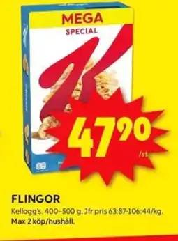 ICA Kvantum FLINGOR erbjuda