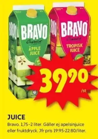 ICA Kvantum JUICE erbjuda