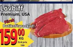 Supergrossen Lövbiff Premium, USA erbjuda