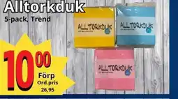 Supergrossen Alltorkduk erbjuda