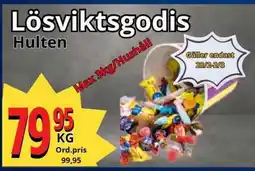 Supergrossen Lösviktsgodis erbjuda