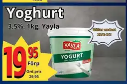 Supergrossen Yoghurt erbjuda