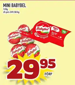 Supergrossen MINI BABYBEL erbjuda