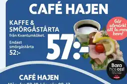 Ica Hajen Lagpris KAFFE & SMÖRGÅSTÅRTA erbjuda