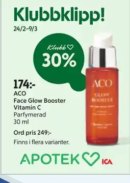 Ica Hajen Lagpris Face Glow Booster Vitamin C erbjuda