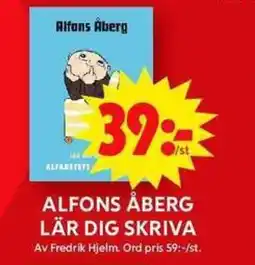 ICA Maxi Alfons åberg lär dig skriva erbjuda