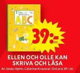 ICA Maxi Ellen och olle kan skriva och läsa erbjuda