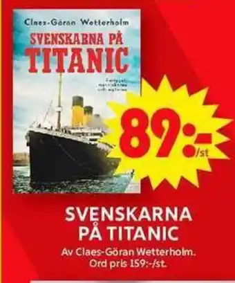 ICA Maxi Svenskarna på titanic erbjuda