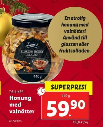 Lidl Honung med valnötter erbjuda