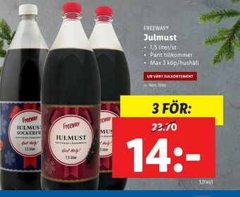 Lidl Julmust erbjuda
