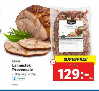 Lidl Lammstek Provencale erbjuda