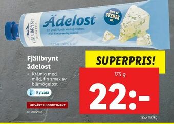 Fjällbrynt ädelost