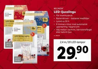 Lidl LED-ljusslinga erbjuda