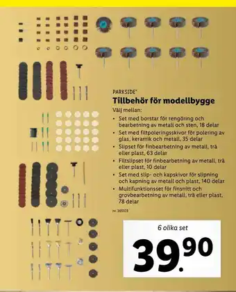 Lidl Tillbehör för modellbygge erbjuda