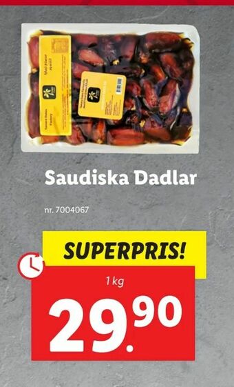 Lidl Saudiska Dadlar erbjuda