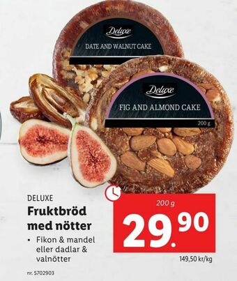 Lidl Fruktbröd med nötter erbjuda