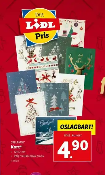 Lidl Kort erbjuda