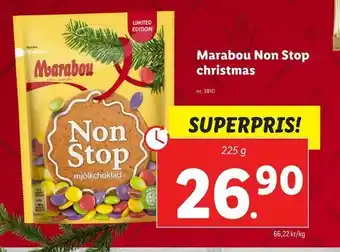 Lidl Marabou Non Stop christmas erbjuda