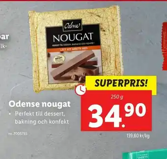Lidl Odense nougat erbjuda