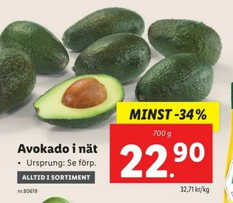 Lidl Avokado i nät erbjuda