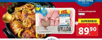 Lidl Färsk kycklinglårfilé erbjuda