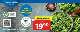 Lidl Grönkål erbjuda