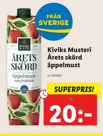 Lidl Kiviks Musteri Årets skörd erbjuda