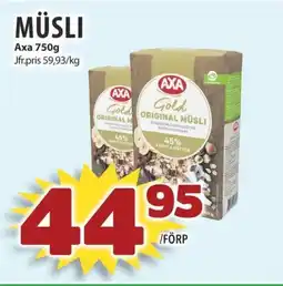 Matvärlden Tensta MÜSLI erbjuda
