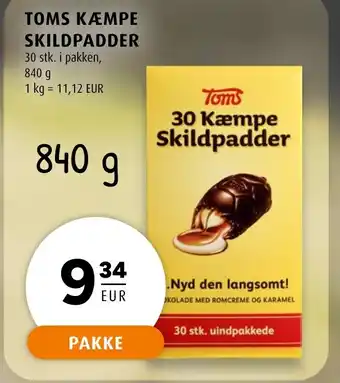 Scandinavian Park TOMS KÆMPE SKILDPADDER erbjuda