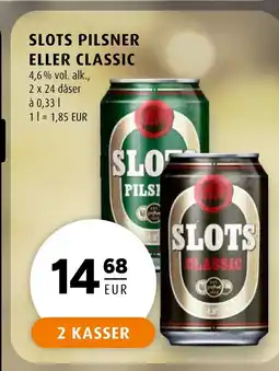 Scandinavian Park SLOTS PILSNER ELLER CLASSIC erbjuda