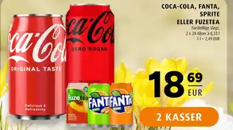 Scandinavian Park COCA-COLA, FANTA, SPRITE ELLER FUZETEA Forskellige slags, erbjuda