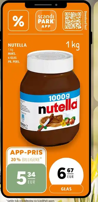 Scandinavian Park NUTELLA erbjuda