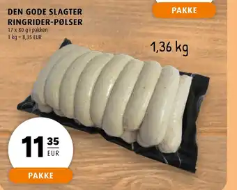 Scandinavian Park DEN GODE SLAGTER RINGRIDER-PØLSER erbjuda