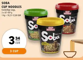 Scandinavian Park SOBA CUP NOODLES Forskellige slags, erbjuda