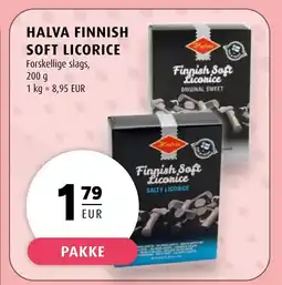 Scandinavian Park HALVA FINNISH SOFT LICORICE Forskellige slags, erbjuda