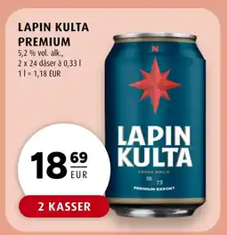 Scandinavian Park LAPIN KULTA PREMIUM 5,2% vol. alk., erbjuda